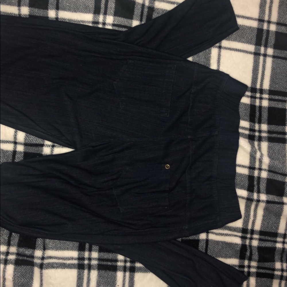Denim jeggings. 2 pairs!